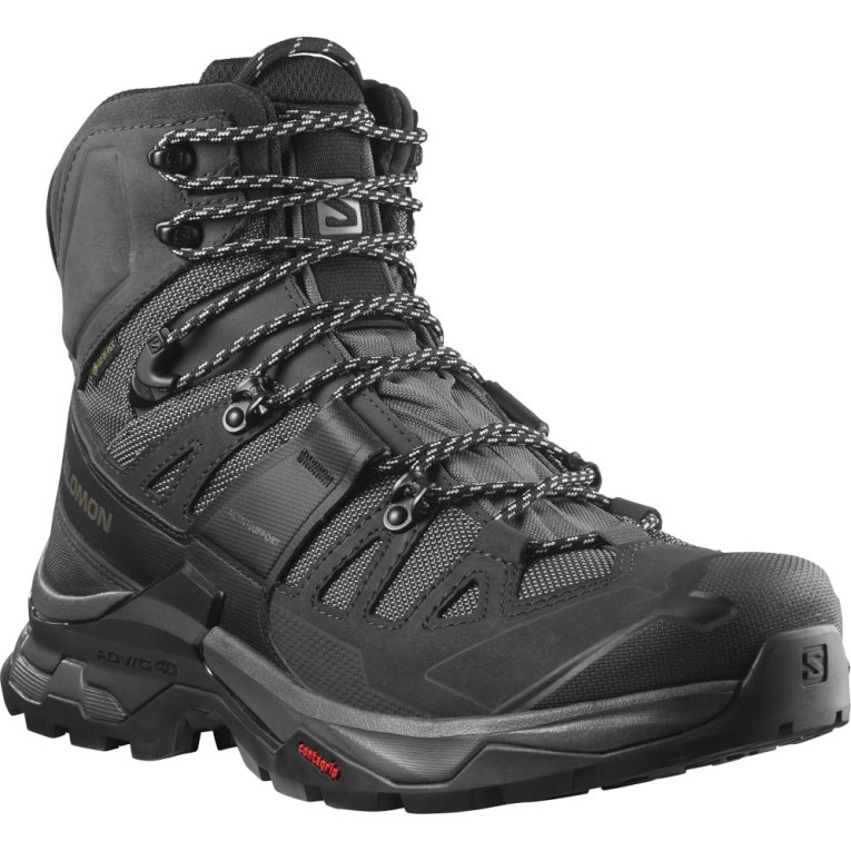 Black Salomon Quest 4 GTX Men's Hiking Boots | IE BW9756